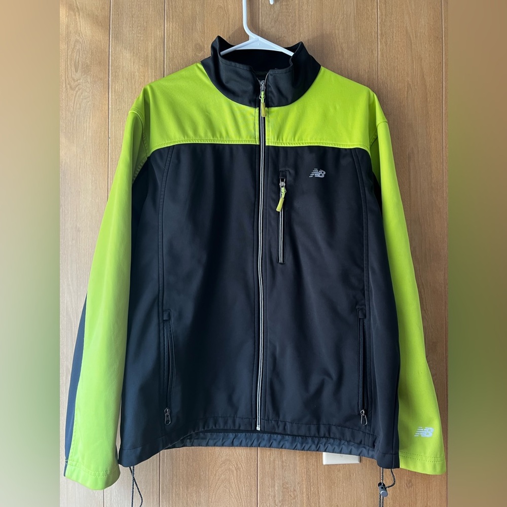 New Balance Performance Jacket Black and Green